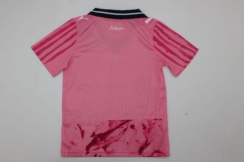 2025 Monterrey Club World Cup Goalkeeper Pink Kids Soccer Jersey And Shorts