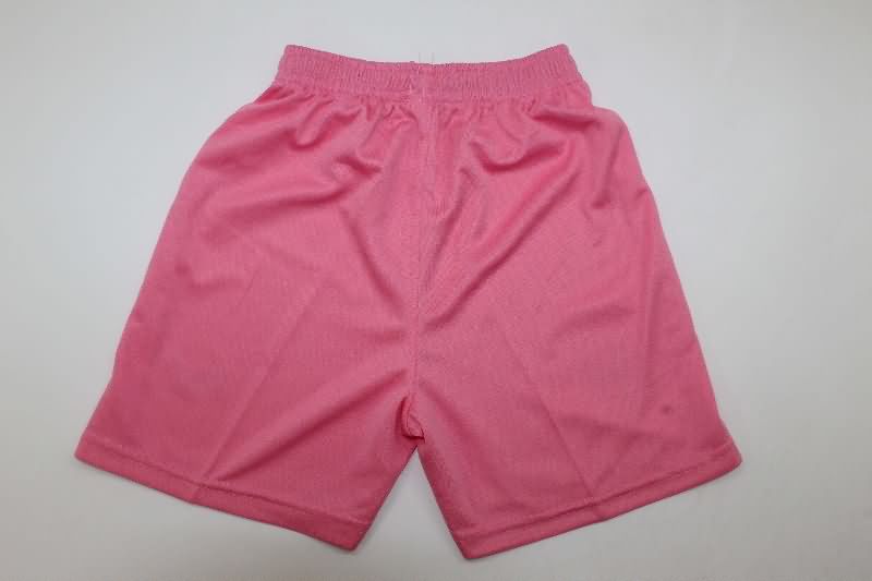 2025 Monterrey Club World Cup Goalkeeper Pink Kids Soccer Jersey And Shorts