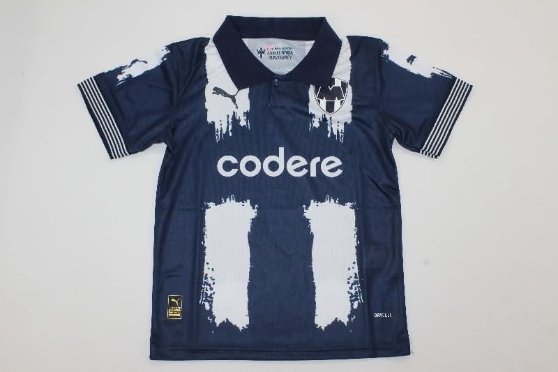 25/26 Monterrey Home Kids Soccer Jersey And Shorts