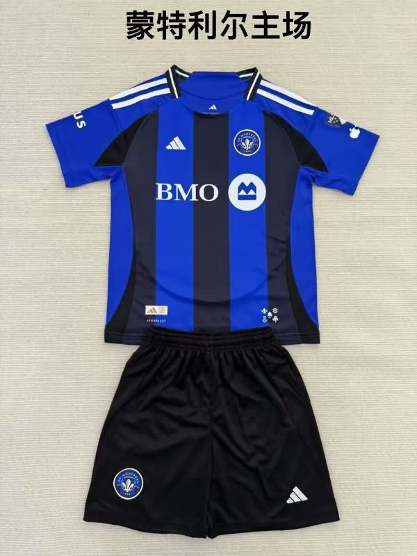 2025 Montreal Home Kids Soccer Jersey And Shorts