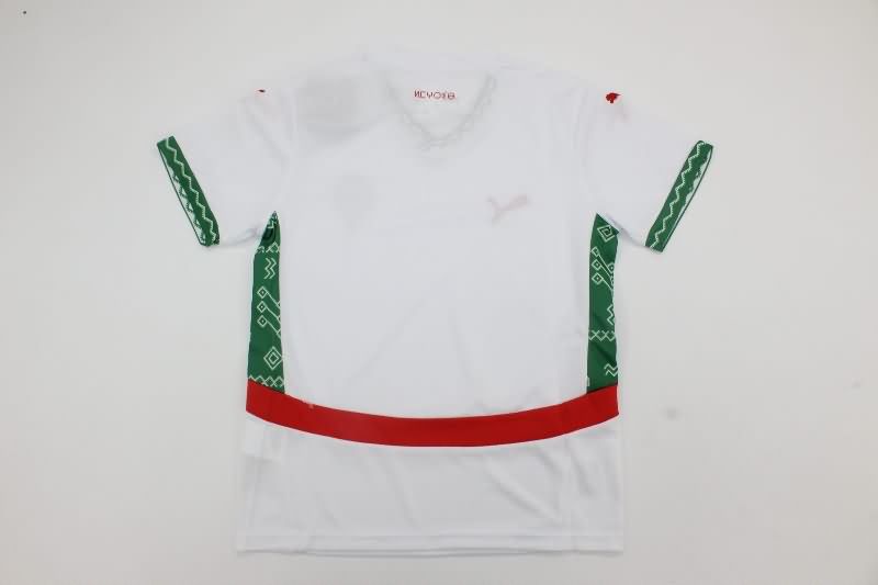 2025 Morocco Away Kids Soccer Jersey And Shorts