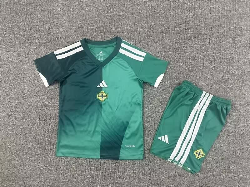 2026 Northern Ireland Home Kids Soccer Jersey And Shorts 2026 Northern Ireland Home Kids Soccer Jersey And Shorts