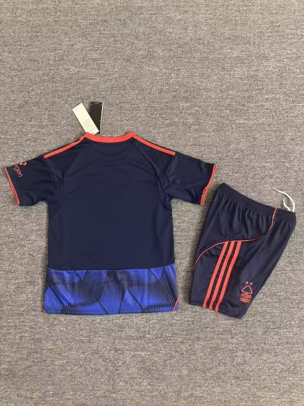 25/26 Nottingham Forest Third Kids Soccer Jersey And Shorts