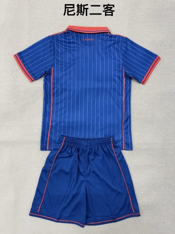 25/26 OGC Nice Third Kids Soccer Jersey And Shorts