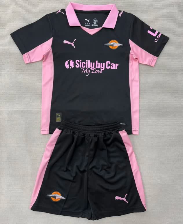 25/26 Palermo Away Kids Soccer Jersey And Shorts