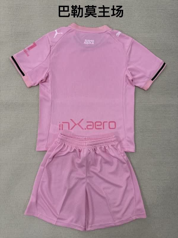 25/26 Palermo Home Kids Soccer Jersey And Shorts