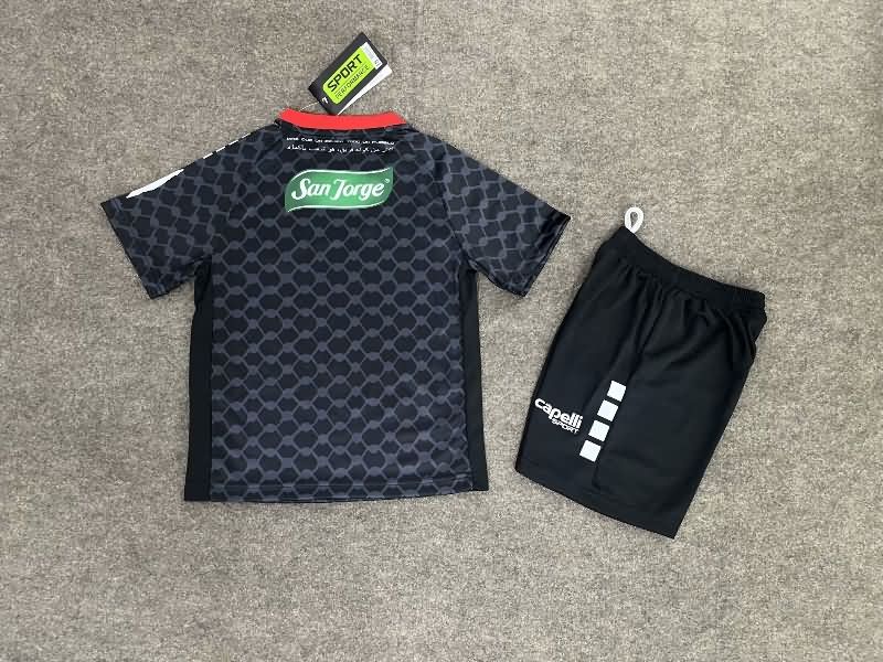 2025 Palestino Away Kids Soccer Jersey And Shorts