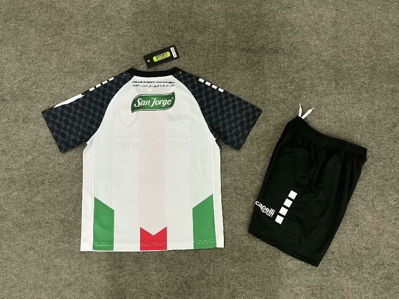 2025 Palestino Home Kids Soccer Jersey And Shorts