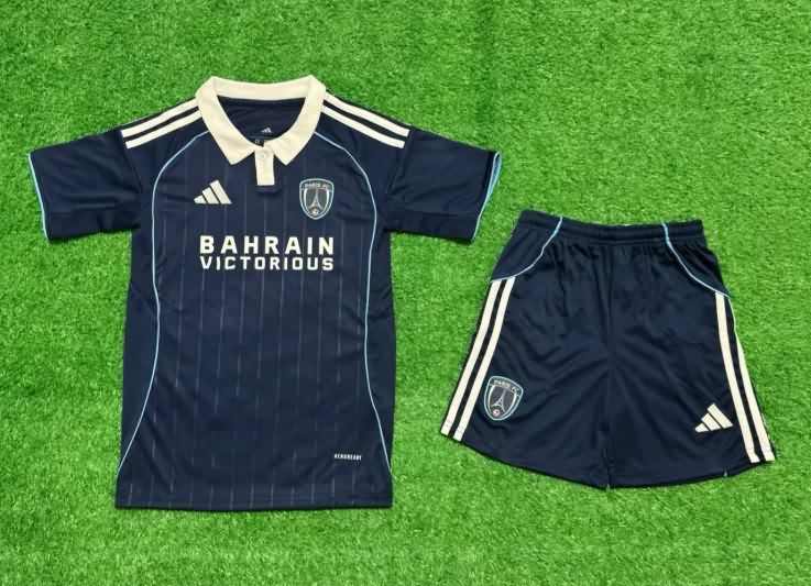 25/26 Paris FC Home Kids Soccer Jersey And Shorts 25/26 Paris FC Home Kids Soccer Jersey And Shorts