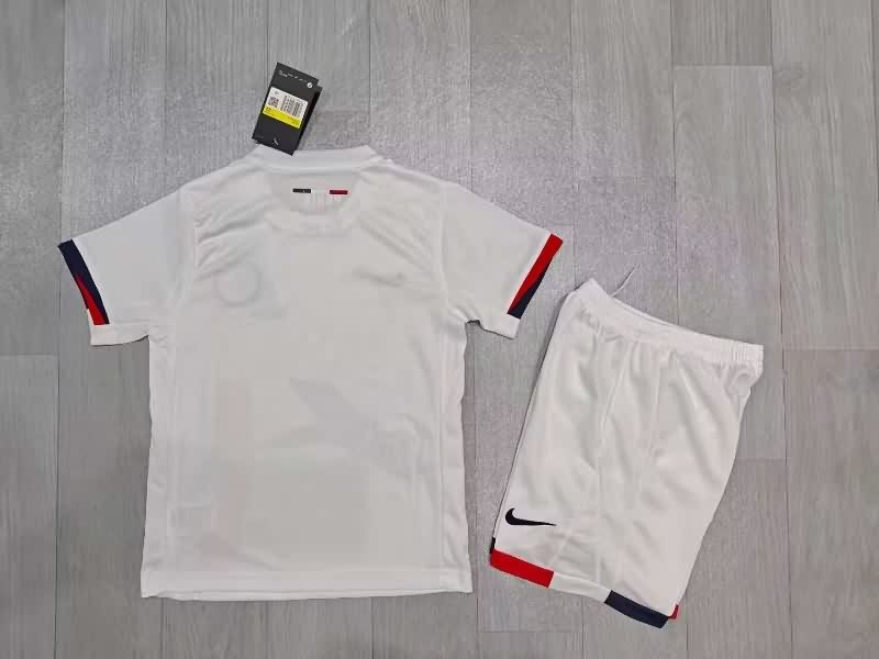 25/26 Paris St Germain Away Kids Soccer Jersey And Shorts