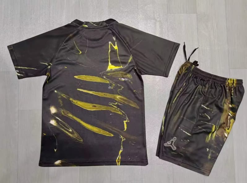 25/26 Paris St Germain Fifth Kids Soccer Jersey And Shorts