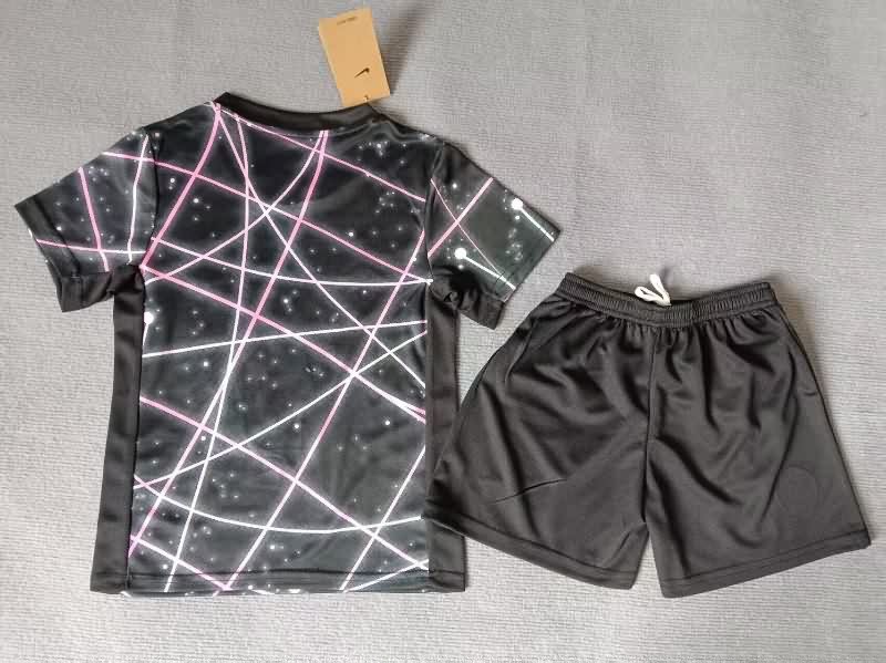 25/26 Paris St Germain Training Kids Soccer Jersey And Shorts 03