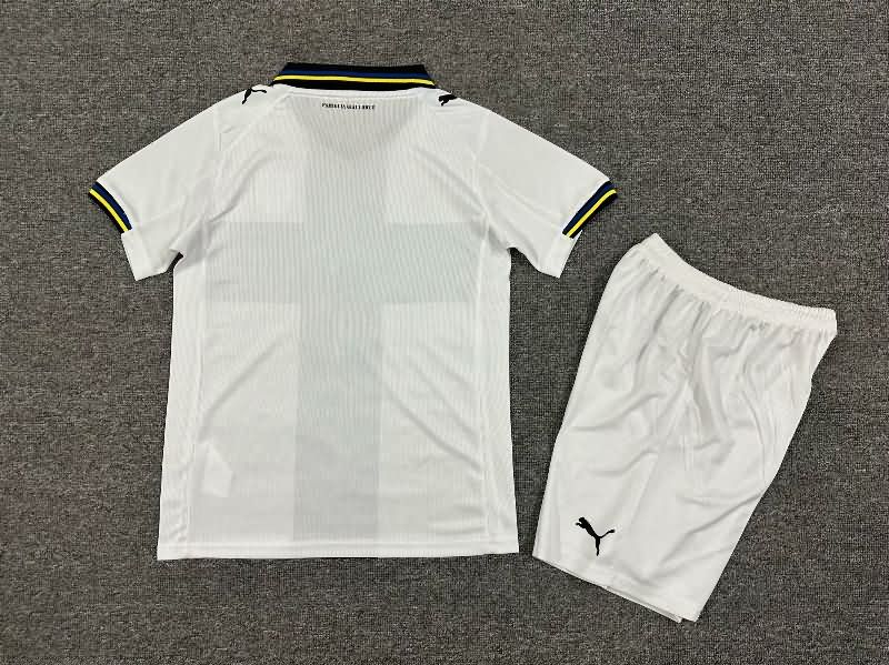 25/26 Parma Home Kids Soccer Jersey And Shorts