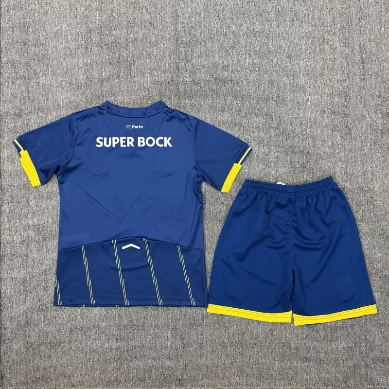 25/26 Porto Fourth Kids Soccer Jersey And Shorts