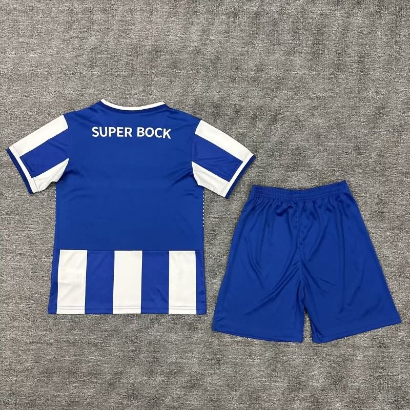 25/26 Porto Home Kids Soccer Jersey And Shorts