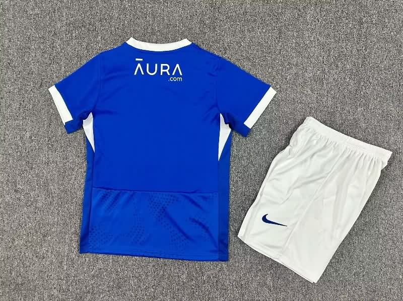 25/26 Portsmouth Home Kids Soccer Jersey And Shorts