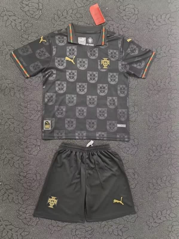 25/26 Portugal Away Kids Soccer Jersey And Shorts