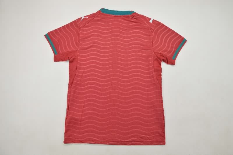 2026 Portugal World Cup Home Kids Soccer Jersey And Shorts