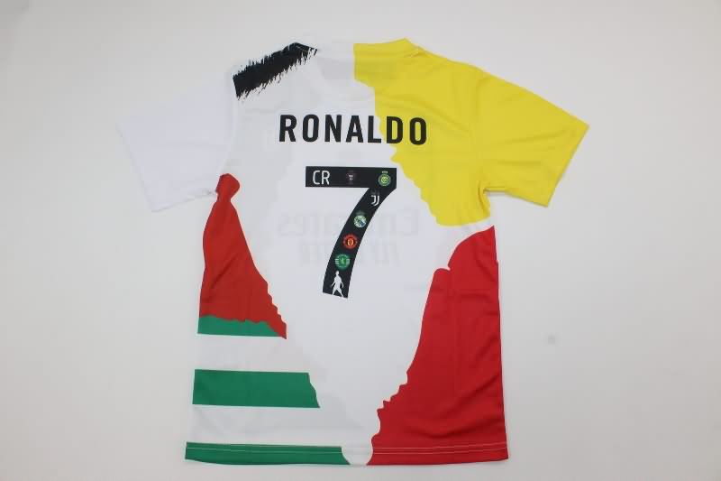 2025 Portugal RONALDO Special Kids Soccer Jersey And Shorts