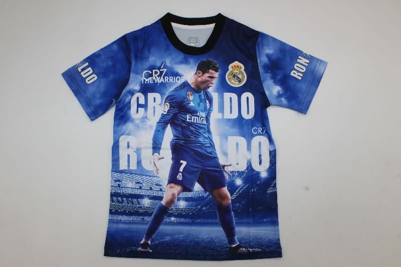 2025 Portugal RONALDO Special Kids Soccer Jersey And Shorts 03