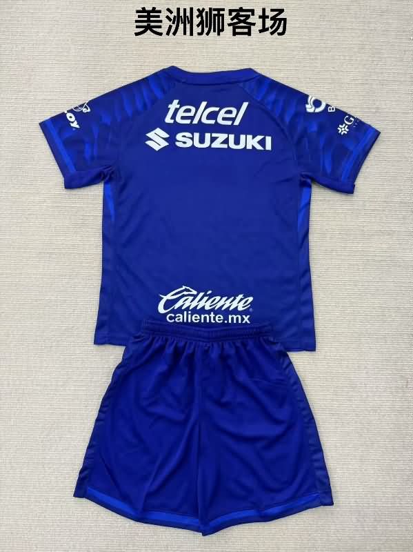 25/26 Pumas UNAM Away Kids Soccer Jersey And Shorts