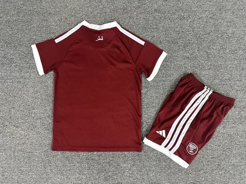 2026 Qatar World Cup Home Kids Soccer Jersey And Shorts