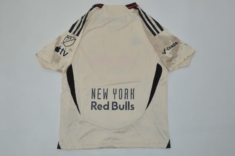 2025 RB New York Away Kids Soccer Jersey And Shorts