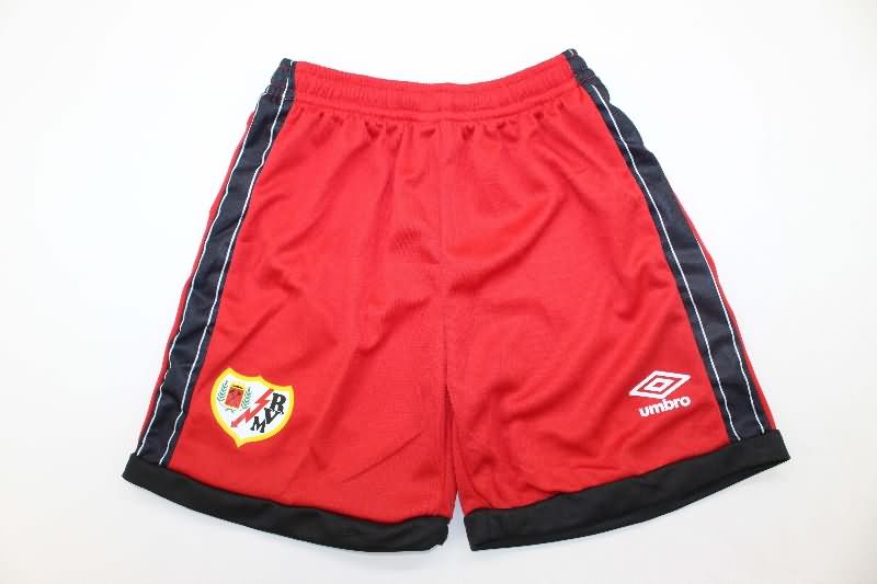 25/26 Rayo Vallecano Away Kids Soccer Jersey And Shorts