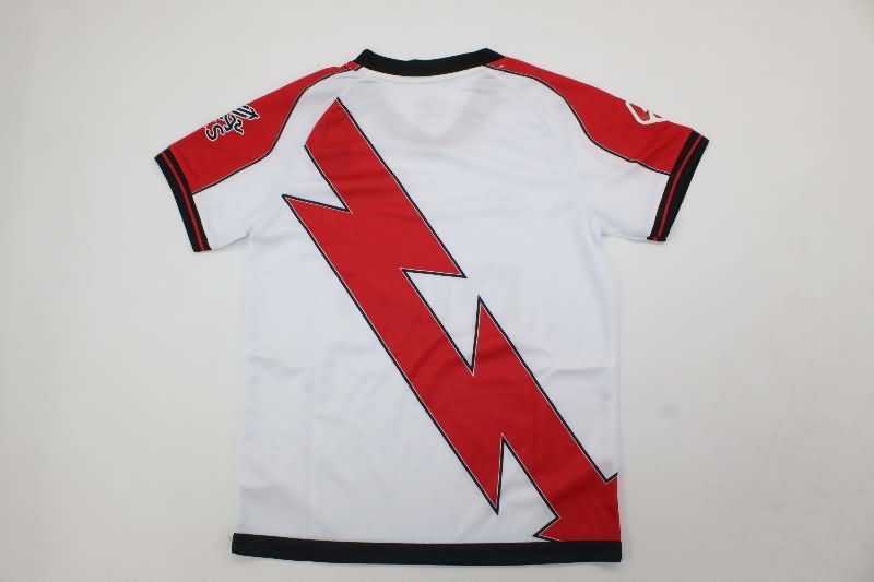 25/26 Rayo Vallecano Home Kids Soccer Jersey And Shorts