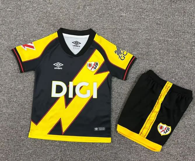 25/26 Rayo Vallecano Third Kids Soccer Jersey And Shorts