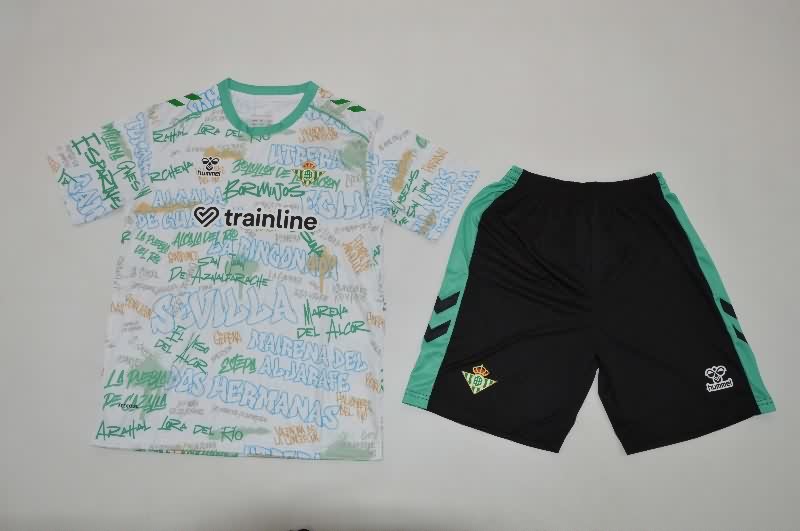 25/26 Real Betis Training Kids Soccer Jersey And Shorts 25/26 Real Betis Training Kids Soccer Jersey And Shorts