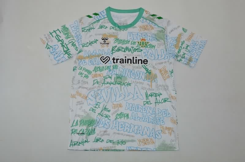 25/26 Real Betis Training Kids Soccer Jersey And Shorts