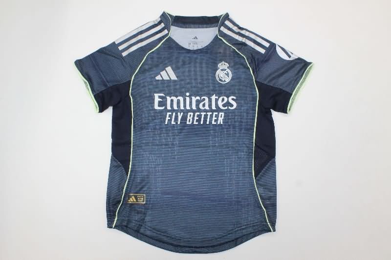 25/26 Real Madrid Away Kids Soccer Jersey And Shorts (Player)