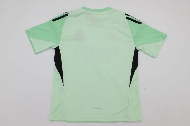 25/26 Real Madrid Goalkeeper Green Kids Soccer Jersey And Shorts