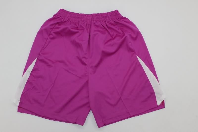 25/26 Real Madrid Goalkeeper Purple Kids Soccer Jersey And Shorts Leaked