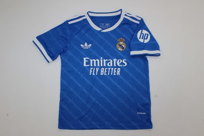 25/26 Real Madrid Third Kids Soccer Jersey And Shorts