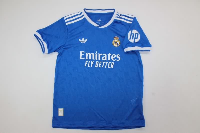25/26 Real Madrid Third Kids Soccer Jersey And Shorts (Player)