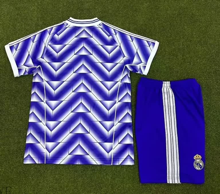 25/26 Real Madrid Training Kids Soccer Jersey And Shorts 02