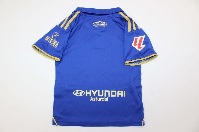 25/26 Real Oviedo Home Kids Soccer Jersey And Shorts