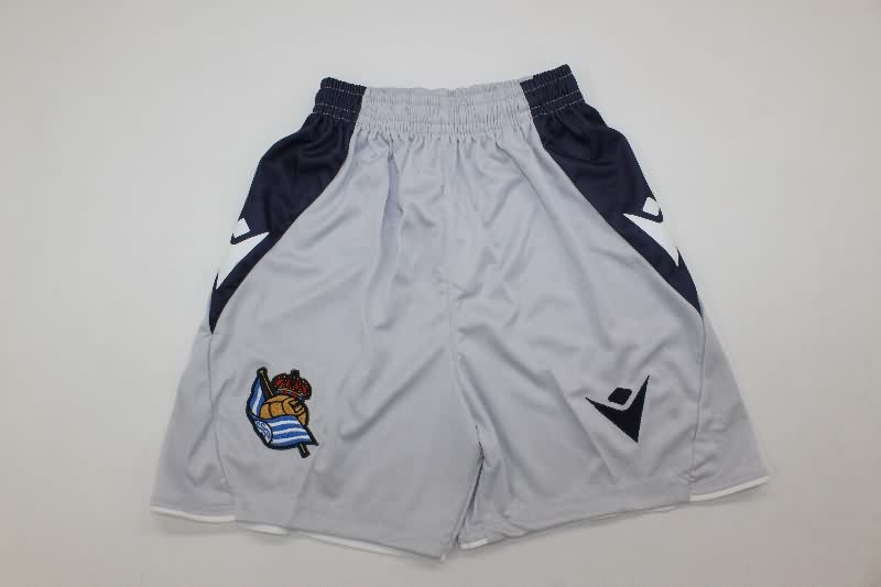 25/26 Real Sociedad Away Kids Soccer Jersey And Shorts