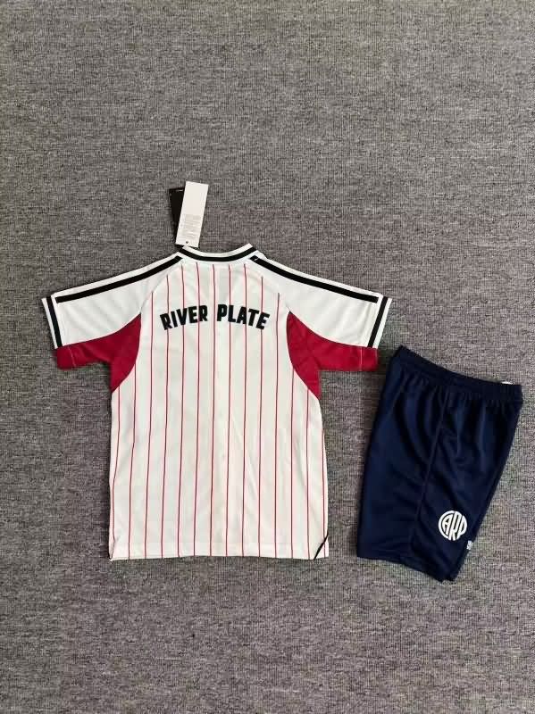 25/26 River Plate Travel Kids Soccer Jersey And Shorts
