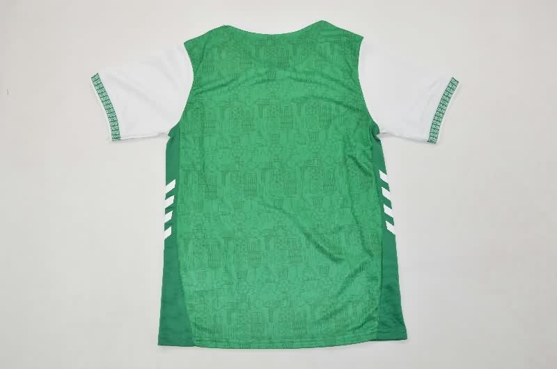 25/26 Saint Etienne Home Kids Soccer Jersey And Shorts
