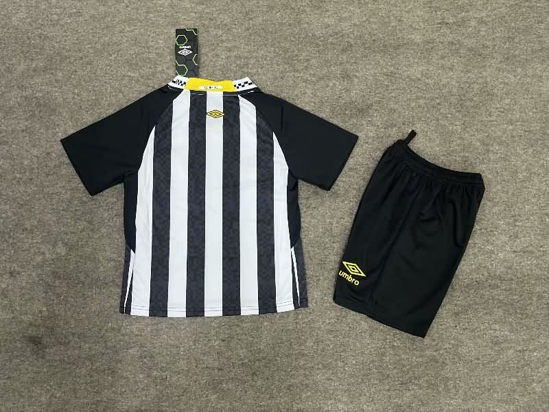 2025 Santos Away Kids Soccer Jersey And Shorts