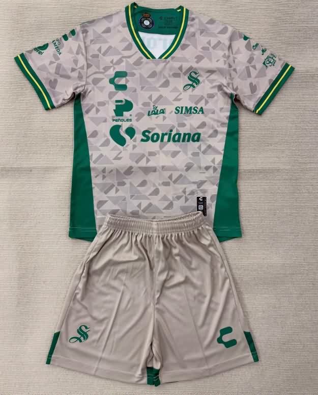 25/26 Santos Laguna Away Kids Soccer Jersey And Shorts 25/26 Santos Laguna Away Kids Soccer Jersey And Shorts