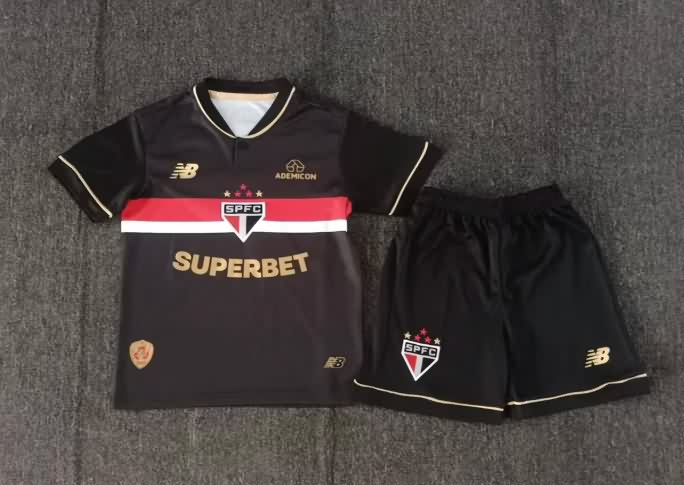 2025 Sao Paulo Third Kids Soccer Jersey And Shorts 2025 Sao Paulo Third Kids Soccer Jersey And Shorts