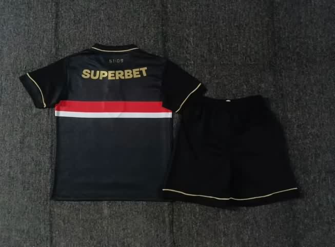 2025 Sao Paulo Third Kids Soccer Jersey And Shorts