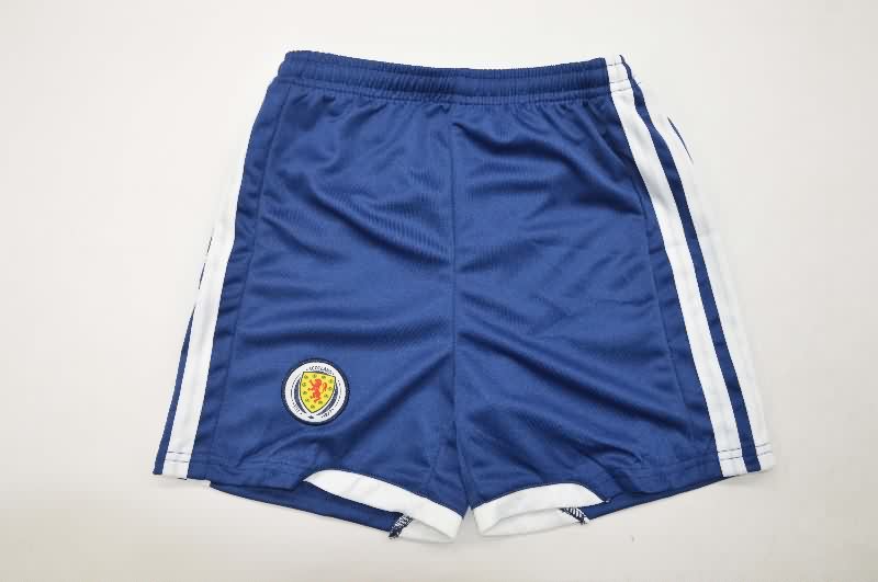 2026 Scotland Home Kids Soccer Jersey And Shorts