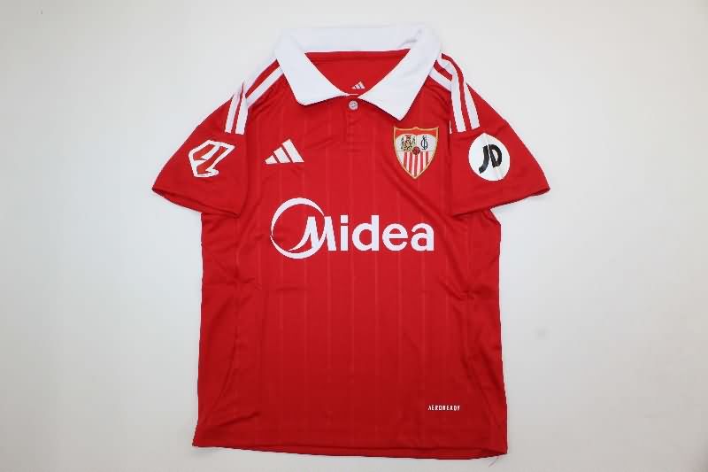 25/26 Sevilla Away Kids Soccer Jersey And Shorts
