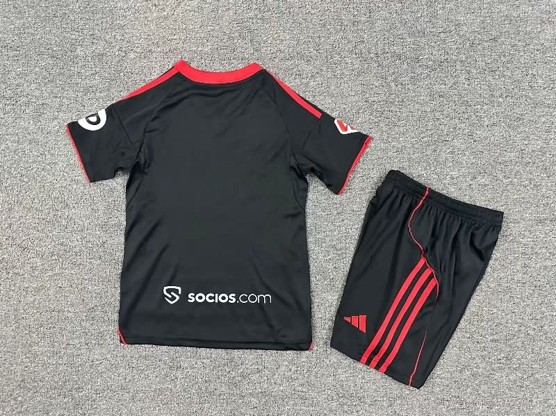 25/26 Sevilla Third Kids Soccer Jersey And Shorts