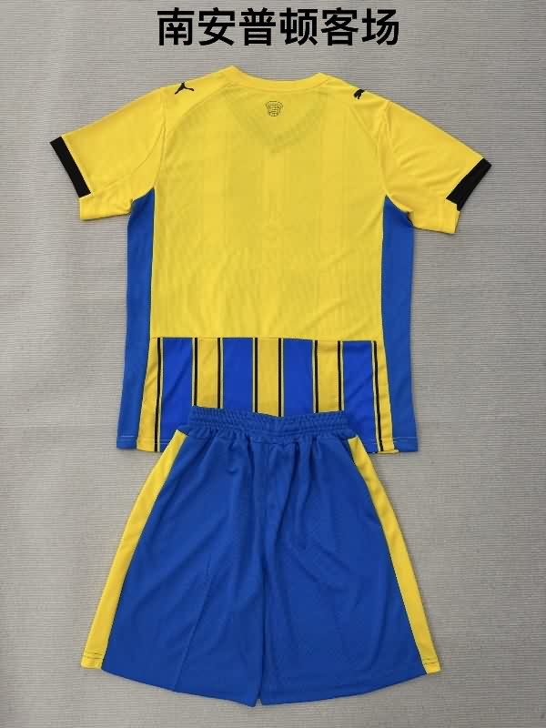 25/26 Southampton Away Kids Soccer Jersey And Shorts